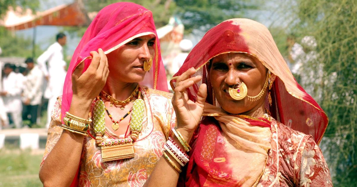 Women in Bishnois village