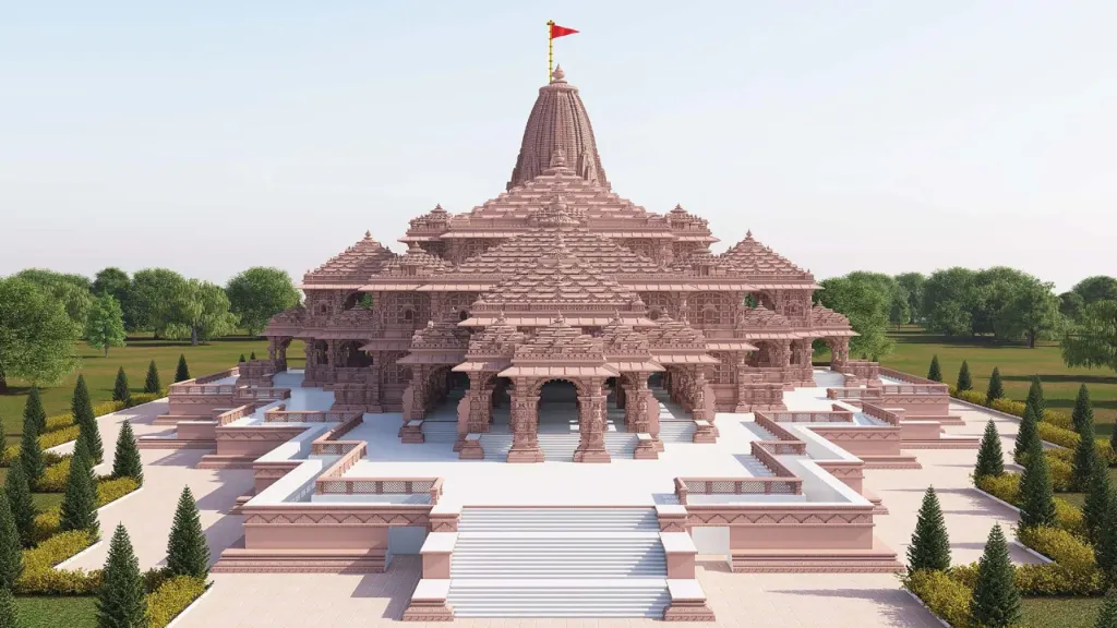 Ayodhya Ram Mandir model