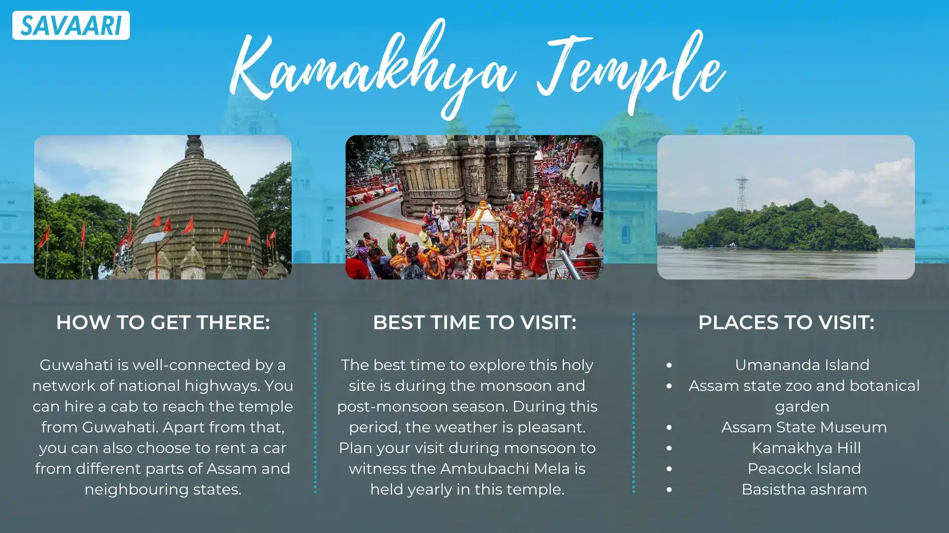 Things to do in Kamakhya temple
