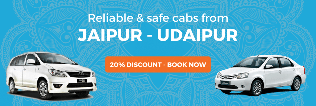 Jaipur to Udaipur cabs