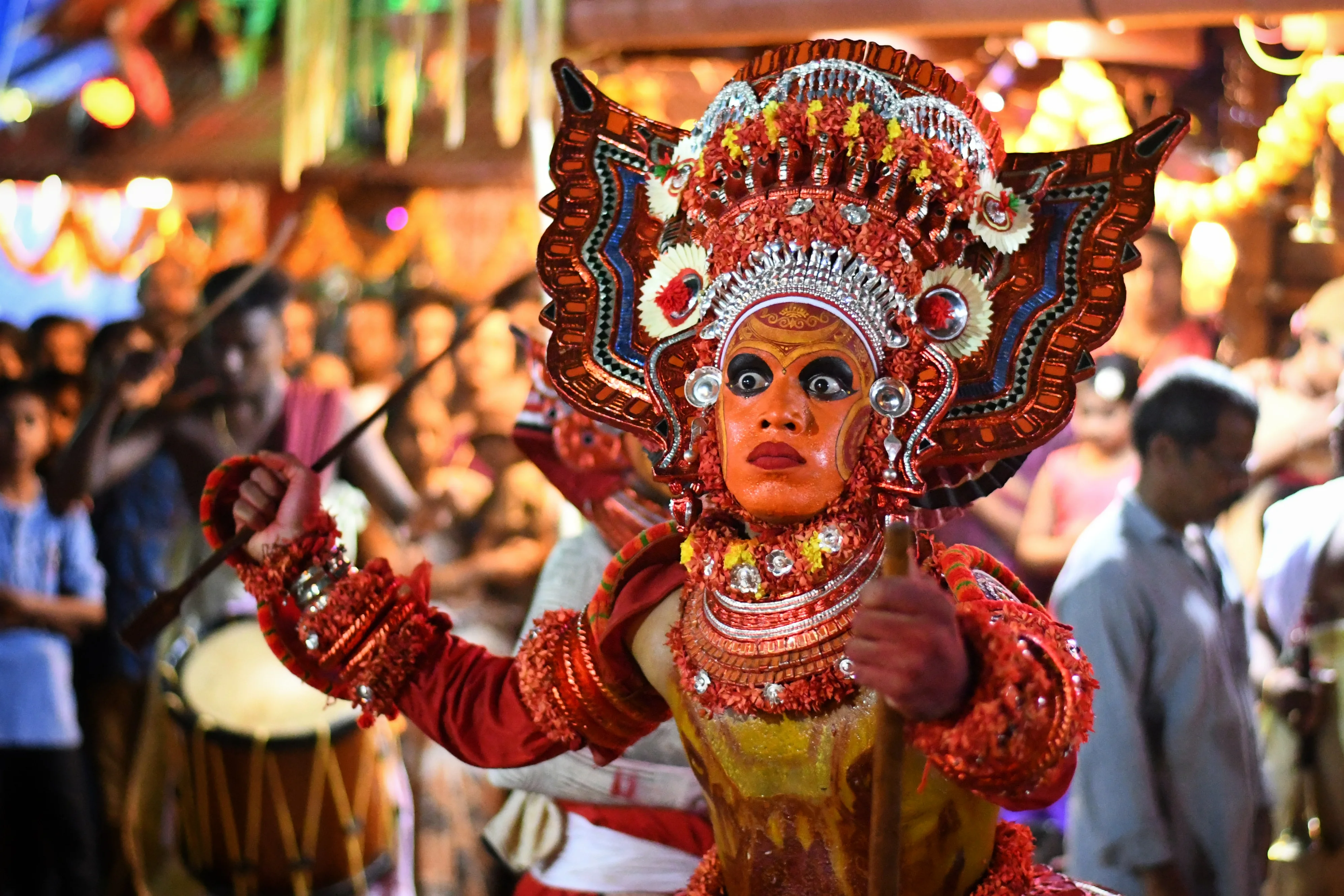 Theyyam performance in Kerala