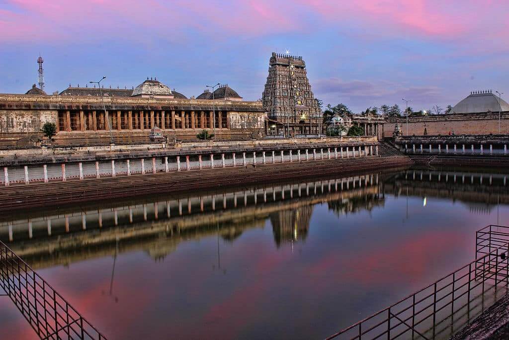 tamilnadu tourism map with km