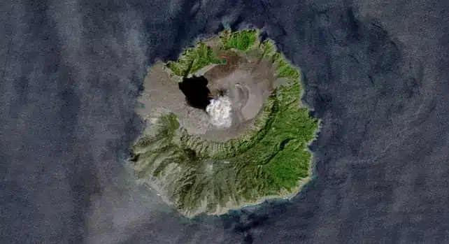 Barren Island in India