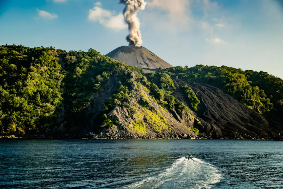 Volcano in India