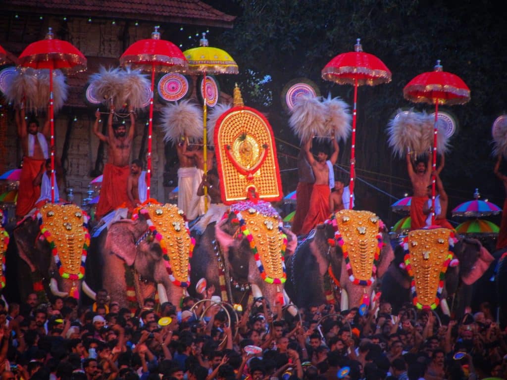 Thrissur Pooram celebrations