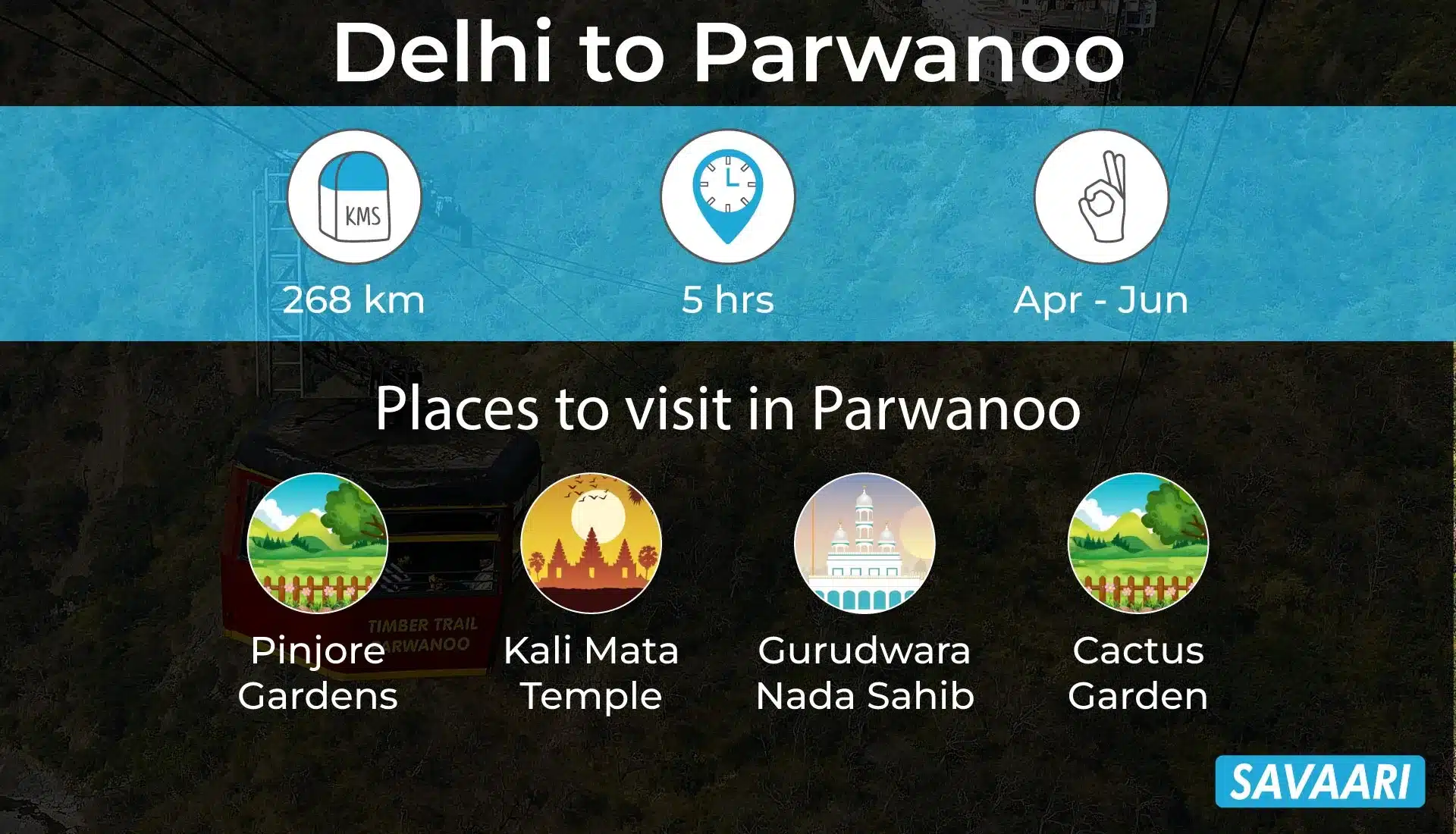 Delhi to Parwanoo by road