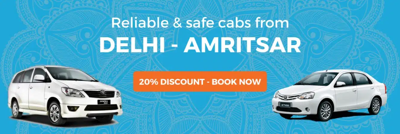 Delhi to Amritsar cabs