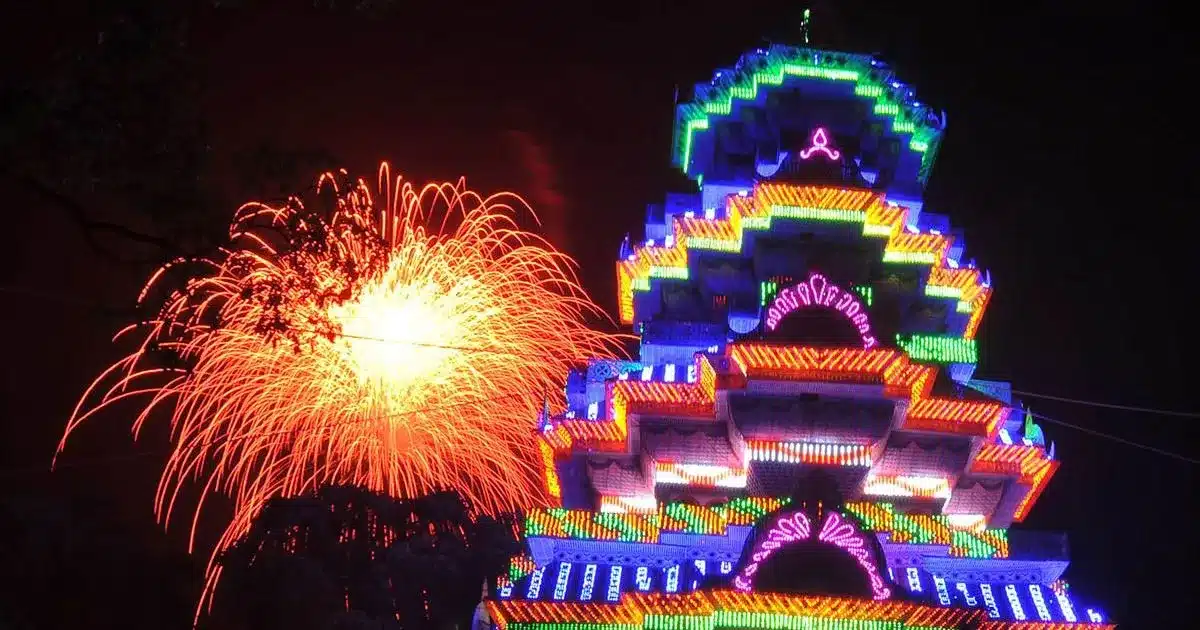 Thrissur Pooram fireworks