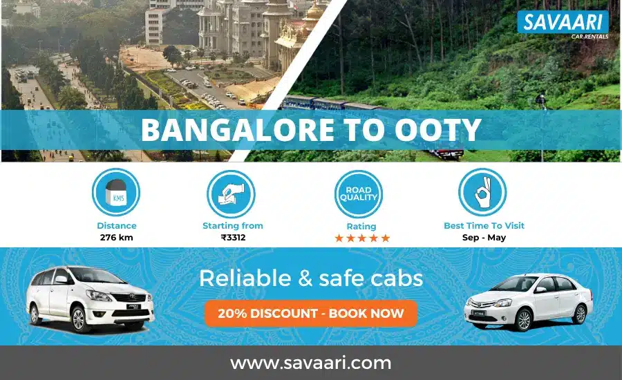 Bangalore to Ooty travel info