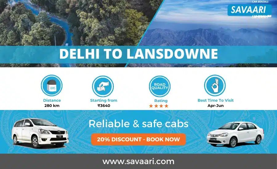 Delhi to Lansdowne road trip information