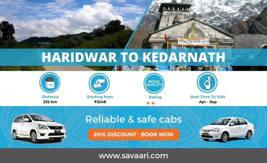 Haridwar to Kedarnath travel info