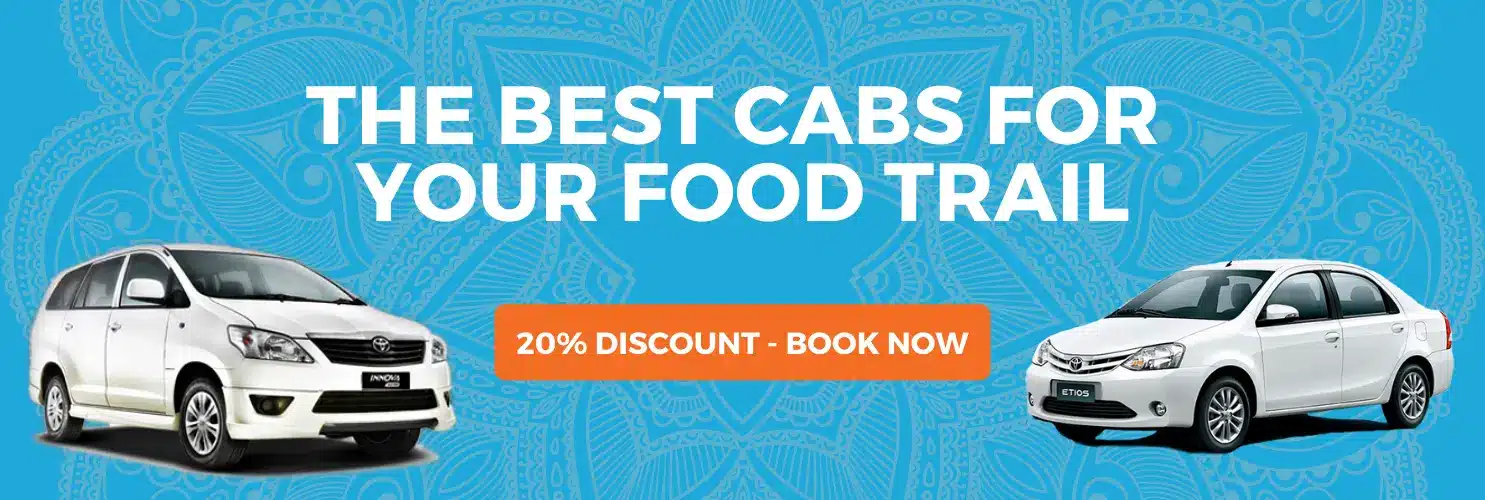 Savaari cab for your food trail