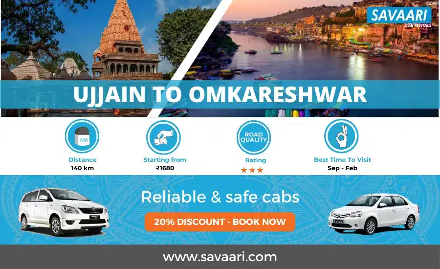 Ujjain to Omkareshwar travel info