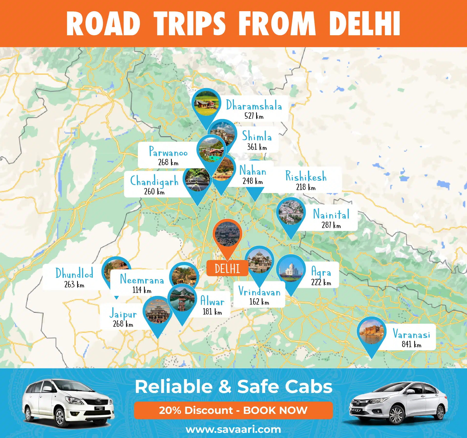 road trip ideas from delhi