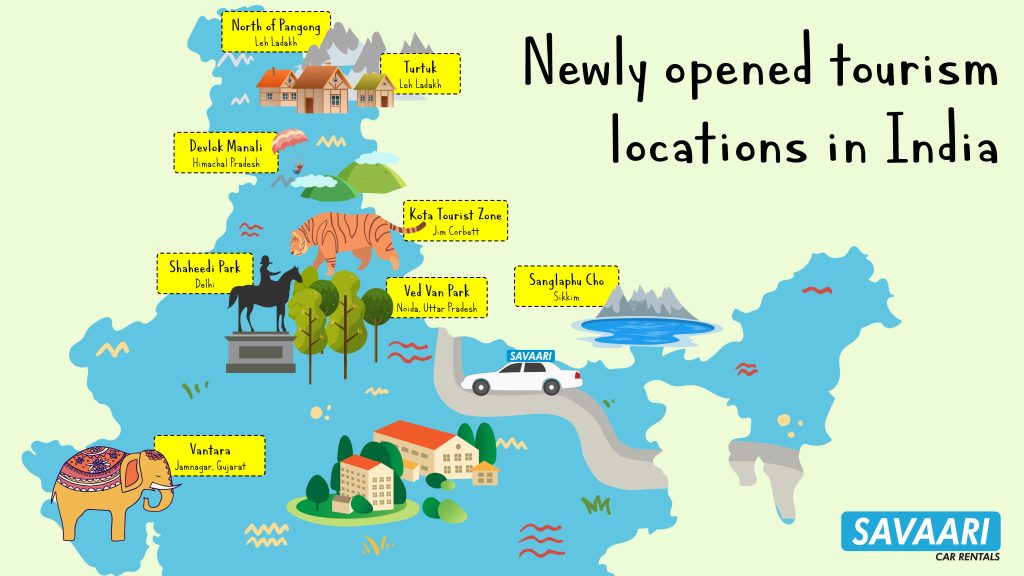 Newly opened tourism locations in India