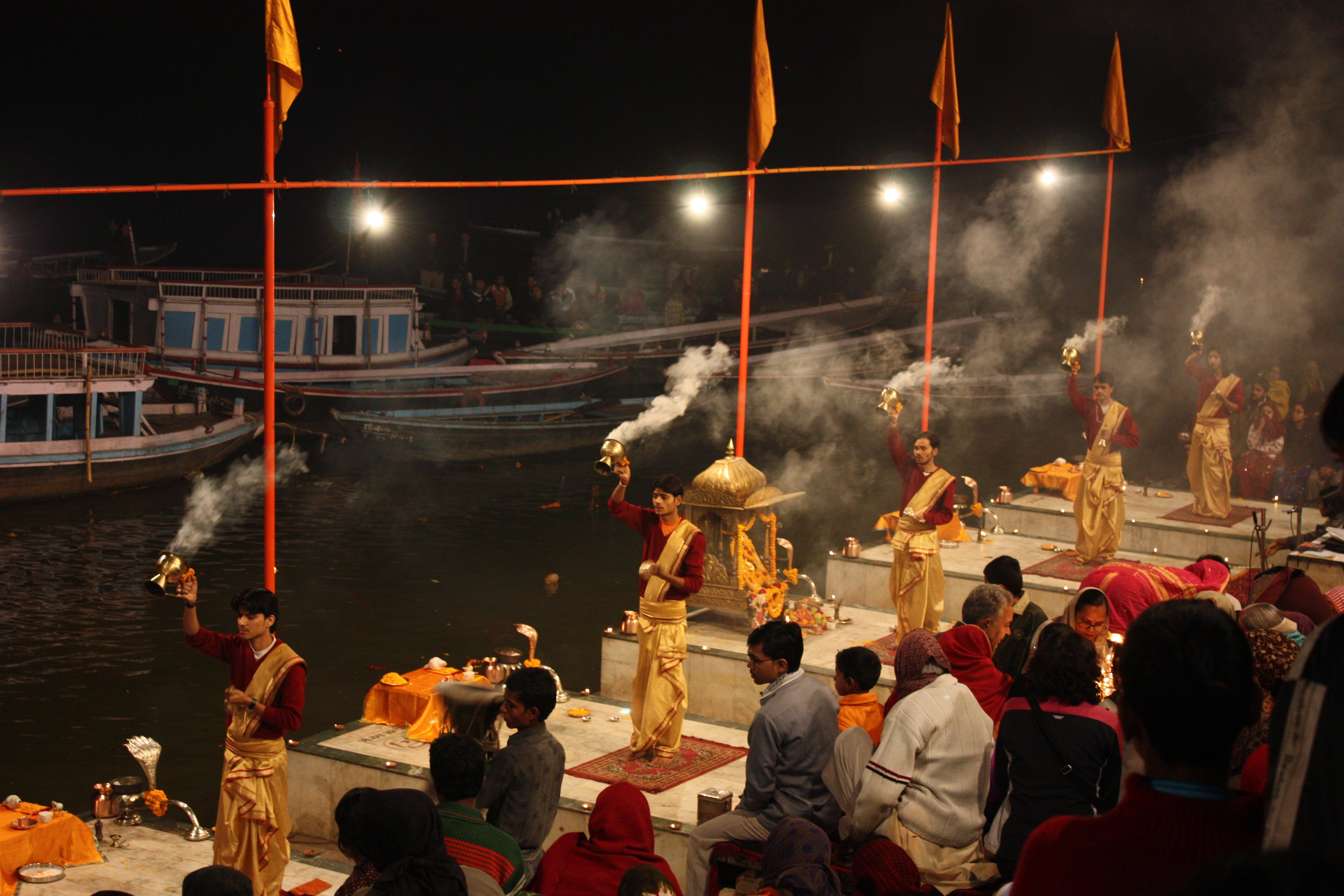 Kartik Purnima Ganga Aarti at Varanasi
