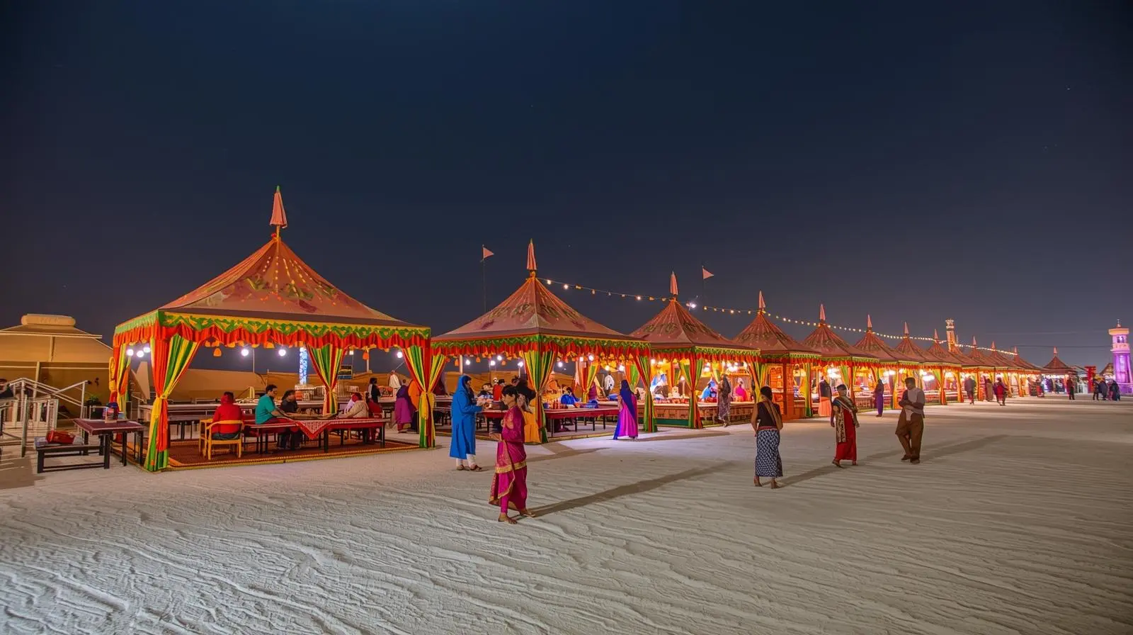 Rann Utsav 2025 - Tent city in Rann of Kutch