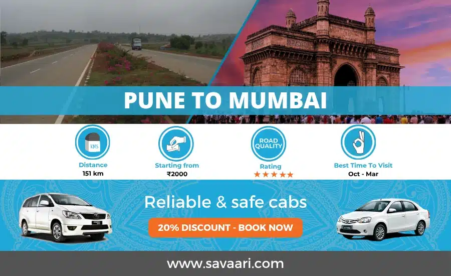 Pune to Mumbai Distance, Total Travel Time, and Best Route to Travel by Car
